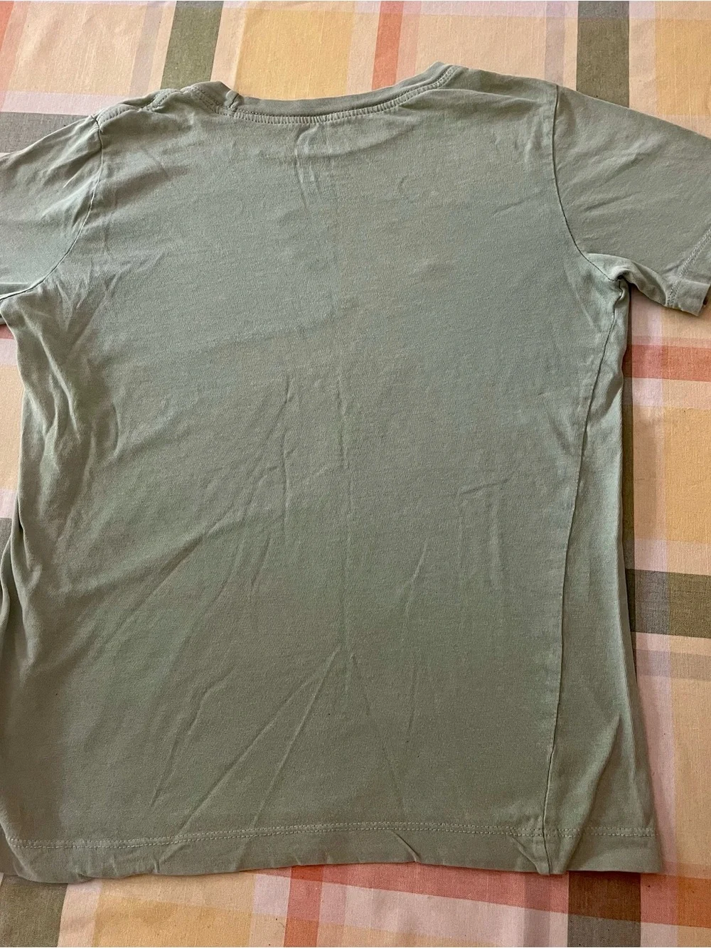 🌿 Nike Sage Green Tee with White Swoosh | Boys Large